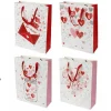 SET 6 BUSTE REGALO SACCHETTO SAN VALENTINO 25.5X33X10CM 71088 FANTASIE ASSORTITE