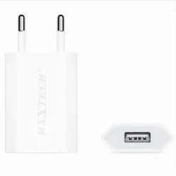 SET 50 CARICATORI USB SMARTPHONE 5V-1000MA CARICABATTERIA MAXTECH CA-S014 50PZ