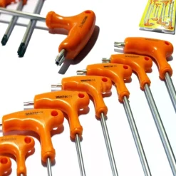 SET 7 CHIAVI CHIAVINI TORX A T PROFESSIONALI MANICO MODELLO A T FAI DA TE