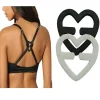 SET 3 CLIP PER NASCONDERE LE BRETELLE DEL REGGISENO IN TRE COLORI A FORMA CUORE