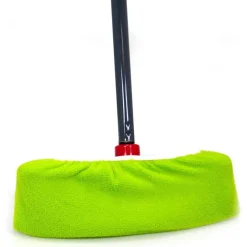 SET 2 COPRISCOPA IN MICROFIBRA PULIZIA CATTURA POLVERE PAVIMENTI SUPERFICI 31X11