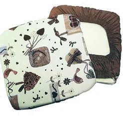 SET 6 COPRISEDIA CUSCINI CON FASCIA ELASTICO PER SEDIE IMBOTTITO SFODERABILE