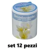 SET 12 DEODORANTI BARATTOLO PROFUMO AMBIENTE ASSORBI ODORI FRAGRANZA GELSOMINO