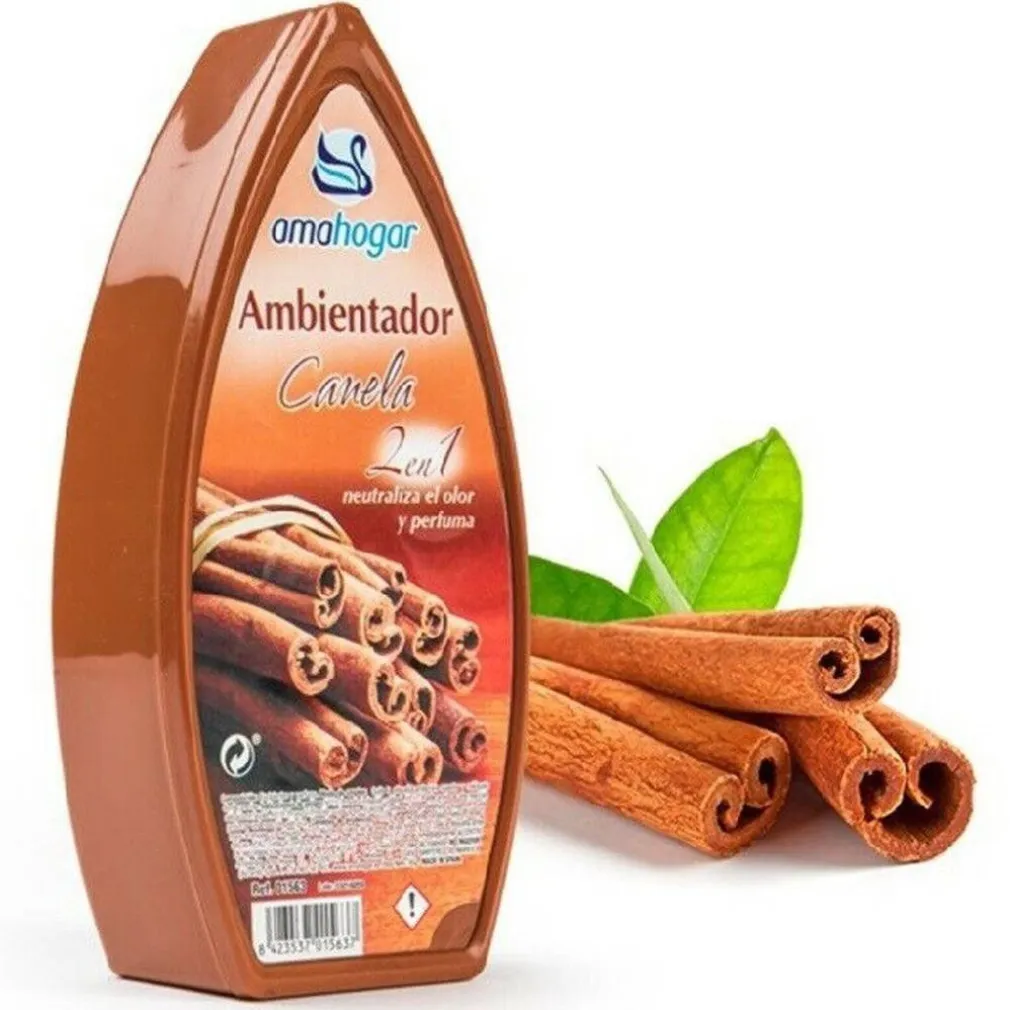 SET 12 DEODORANTI GEL PROFUMO AMBIENTE ASSORBI ODORI 2IN1 FRAGRANZA CANNELLA