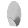 SET 4 GANCI APPENDINI ADESIVI PARETE CASA CUCINA BAGNO ATTACCAPANNI OVALI 59662