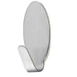 SET 6 GANCI APPENDINI ADESIVI PARETE CASA CUCINA BAGNO ATTACCAPANNI OVALI 59666