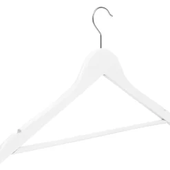 SET 3 GRUCCE STAMPELLE APPENDIABITO LEGNO BIANCA VESTITI PANTALONI GIACCHE 59620