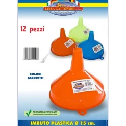 SET 12 IMBUTO IMBUTI IN PLASTICA DIAMETRO 15CM IN VARI COLORI UTENSILEE CUCINA