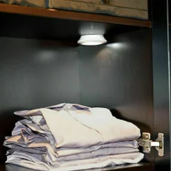 SET 3 LUCI LED COB CON TELECOMANDO LUCE REGOLABILE LAMPADA DISCO ARMADIO TX-9728