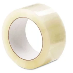 SET 6 NASTRI ADESIVI 50 MM X 66 MT CON ETICHETTA NASTRO IMBALLAGGIO TRASPARENTE