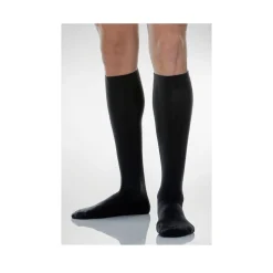 SET 12 PAIA CALZINI LUNGHI PER UOMO COTONE DI COLORE NERO 40-46 GAMBALETTO A009