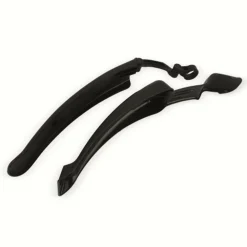 SET 2 PARAFANGHI PER BICICLETTA 24 - 26'' PARAFANGO ANTERIORE E POSTERIORE NERO