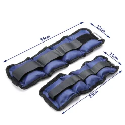 SET 4 PESI POLSI E CAVIGLIE 2KG + 1KG ALLENAMENTO PALESTRA AEROBICA FITNESS