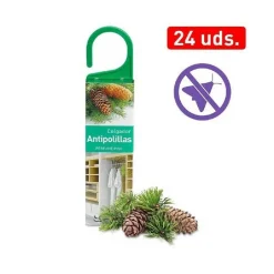 SET 24 PEZZI ANTITARMICO ANTI TARME PROFUMATO CON GANCIO DEODORANTE PINO