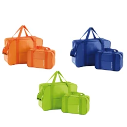 SET 2 PEZZI BORSE TERMICHE 6 + 21 LT BORSA FRIGO COLORATA MARE CAMPEGGIO PICNIC