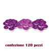 SET 120 PEZZI CANDELE VIOLA PROFUMATE FRAGRANZA LAVANDA TEALIGHT LUMINI