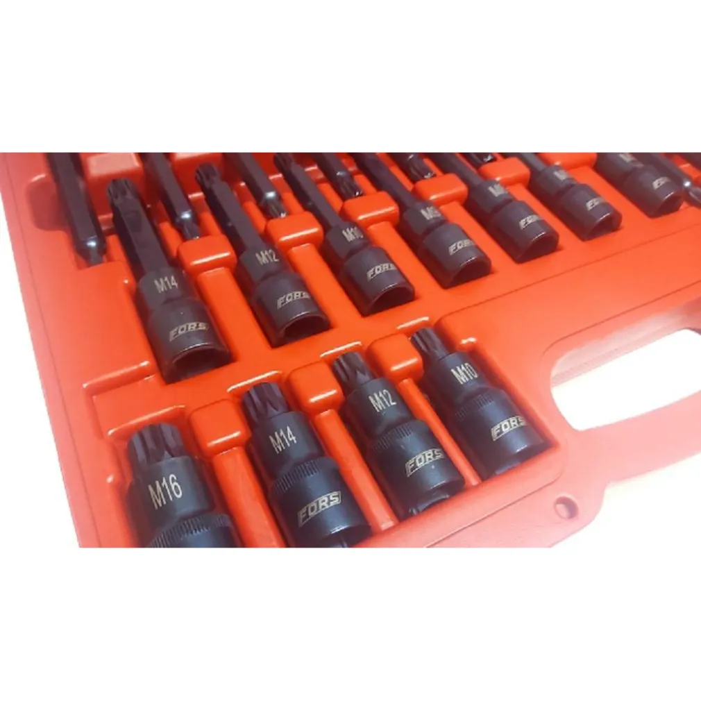 SET 26 PEZZI CHIAVI A BUSSOLA INSERTI MILLERIGHE XZN 1/2" DA M5 A M16 FS-43614