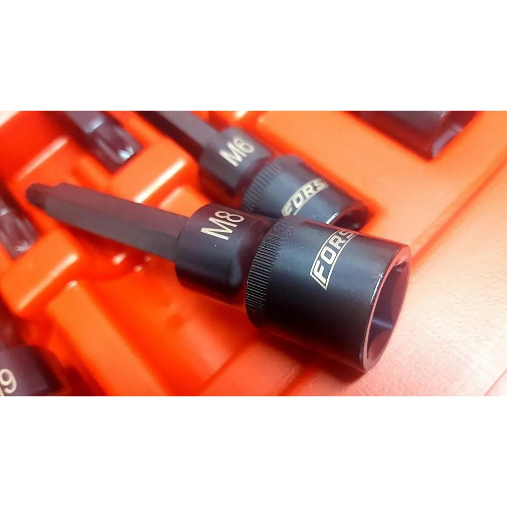 SET 26 PEZZI CHIAVI A BUSSOLA INSERTI MILLERIGHE XZN 1/2" DA M5 A M16 FS-43614