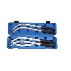 SET 5 PEZZI CHIAVI TENDICINGHIA POLIGONALE LUNGHE A TESTA PER PULEGGIA 13/19 MM