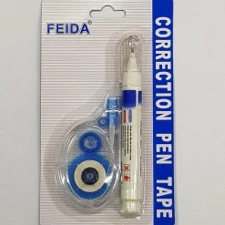 SET 2 PEZZI CORRETTORE PENNA + 2 PEZZI CORRETTORE NASTRO C.8482 BIANCHETTO