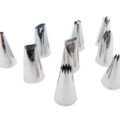 SET 9 PEZZI DI BECCUCCI PER SAC A POCHE RICAMBIO TASCA PASTICCIERE  TORTE DOLCI