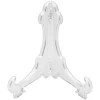 SET 3 PEZZI ESPOSITORE PLASTICA SUPPORTO PIEGHEVOLE TAVOLO GANCIO PIATTI QUADRI