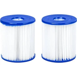 SET 2 PEZZI FILTRO A CARTUCCIA I PER POMPE DA 1.249 LT/H RICAMBIO PISCINA 58093