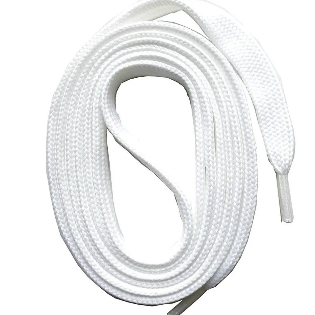 SET 4 PEZZI LACCI LACCIO BIANCO 90 CM STRINGHE TONDO TONDE SCARPE RESISTENTI