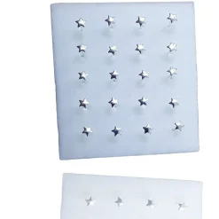 SET 3 PEZZI PIERCING ORECCHINI NASO 3 MM STELLA STELLINA ARGENTO 925 STERLING