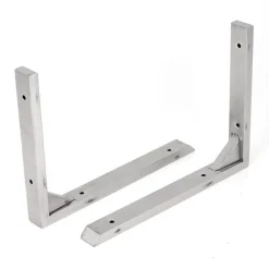 SET 2 PEZZI REGGIMENSOLA SUPPORTO STAFFA REGGI MENSOLA IN ACCIAIO MISURA 6"