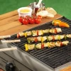SET 8 PEZZI SPIEDINI PER BARBECUE CON MANICO IN LEGNO 38 CM BBQ COLLECTION