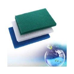 SET 2 PEZZI SPUGNA FILTRO 32,5 x 12,5 CM COTONE BIOCHIMICO PER ACQUARIO