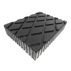 SET 2 PEZZI TAMPONI DI GOMMA PER PONTI SOLLEVATORI TAMPONE 16 X 12 X 3.5 CM