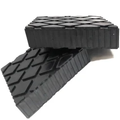 SET 2 PEZZI TAMPONI IN GOMMA PER PONTI SOLLEVATORI TAMPONE 16 X 12 X 5 CM