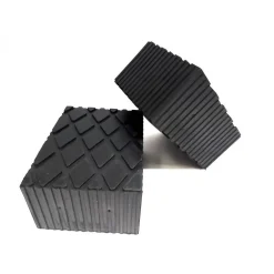 SET 2 PEZZI TAMPONI IN GOMMA PER PONTI SOLLEVATORI TAMPONE 16 X 12 X 8 CM