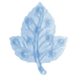 SET 4 PEZZI TAPPETINI ANTISCIVOLO FOGLIA PER DOCCIA VASCA CON VENTOSA BLU 69890