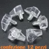 SET 12 PIOLI SUPPORTI IN PLASTICA PER MENSOLE SUPPORTO REGGIMENSOLA RIPIANI