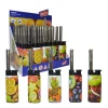 SET 25 PZ ACCENDIGAS ACCENDI GAS A FIAMMA CANNA CORTA MINI PROF FRUITS 40411641