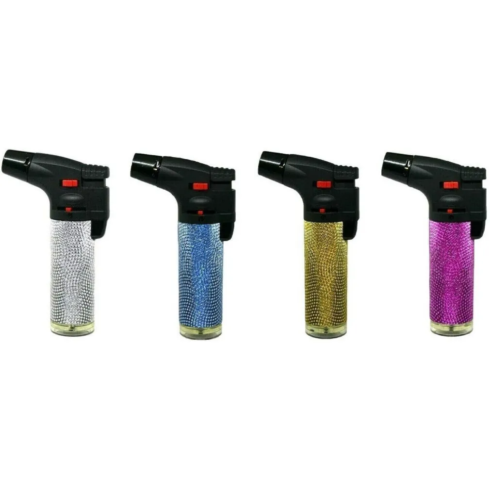 SET 12 PZ ACCENDINI ACCENDI GAS EASY TORCH SHINY LUCIDI CHIC FIAMMA BLU 40804594