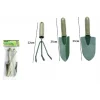 SET 3 PZ ATTREZZI PER GIARDINO CON MANICO ANTISCIVOLO RASTRELLO 2 PALETTE 59698