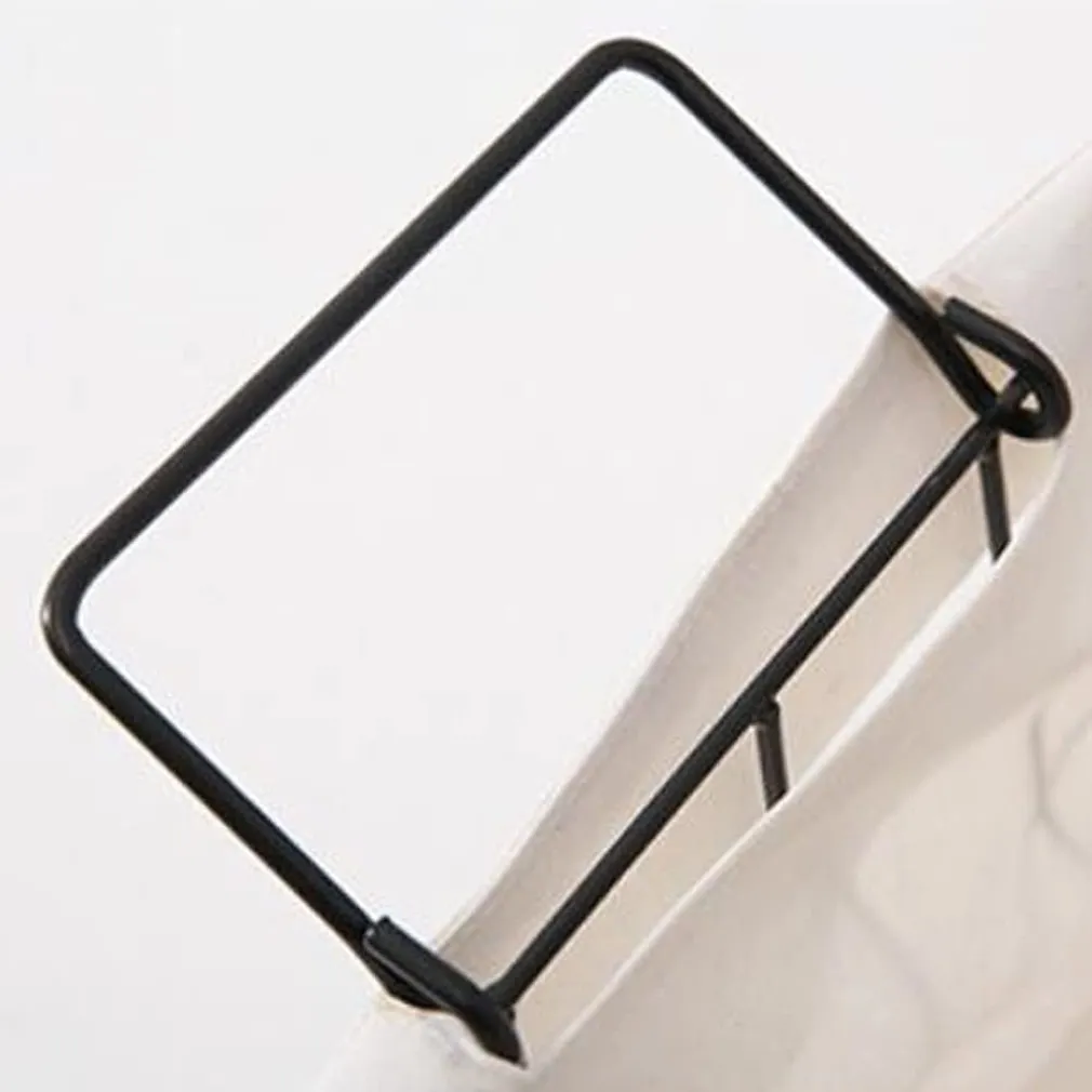 SET 2 PZ CESTINI IN METALLO CON RIVESTIMENTO TESSUTO PORTA OGGETTI MANICI 10628