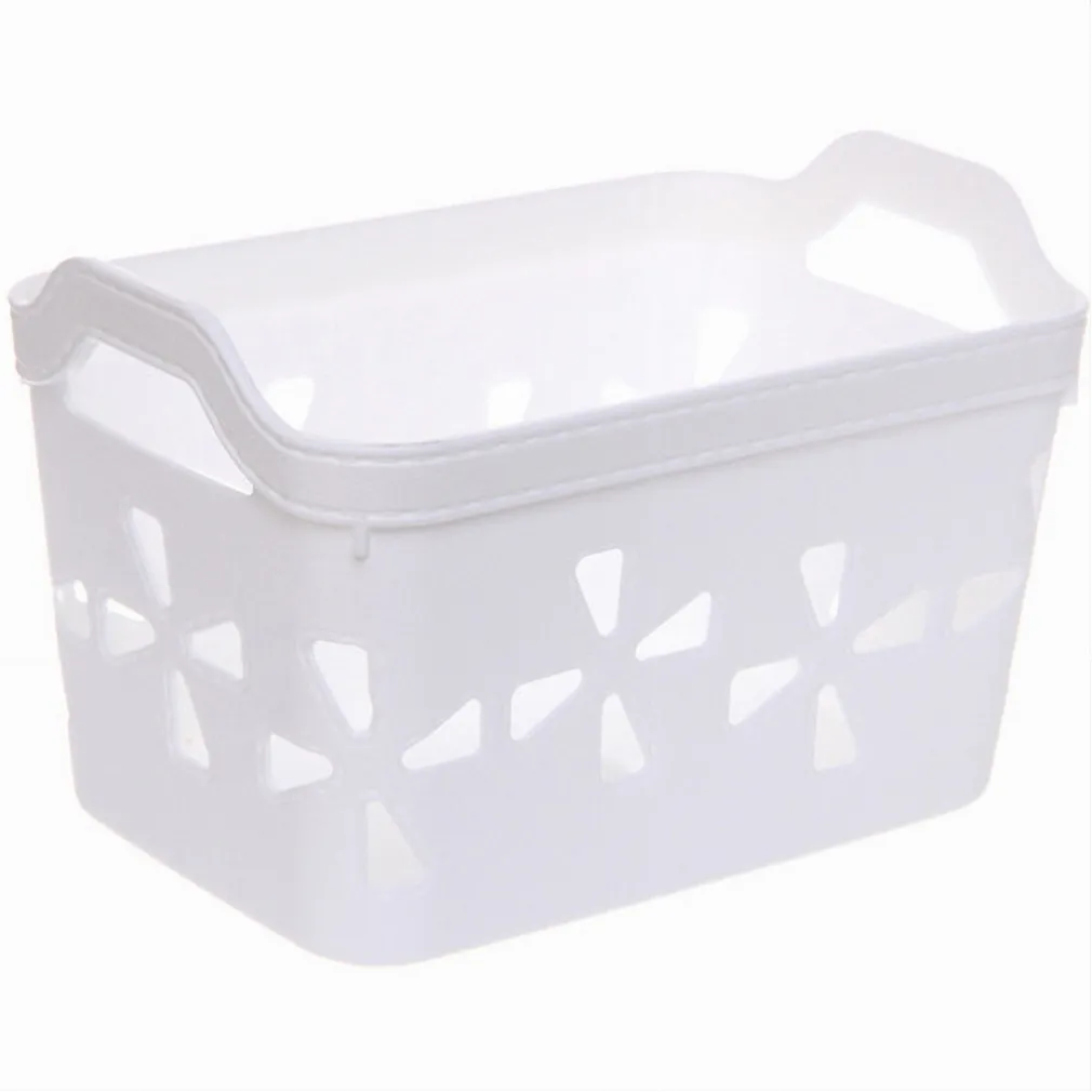 SET 2 PZ CESTO PORTAOGGETTI CESTINO PORTA TUTTO CON MANIGLIE 18,5X12X12 CM 10723