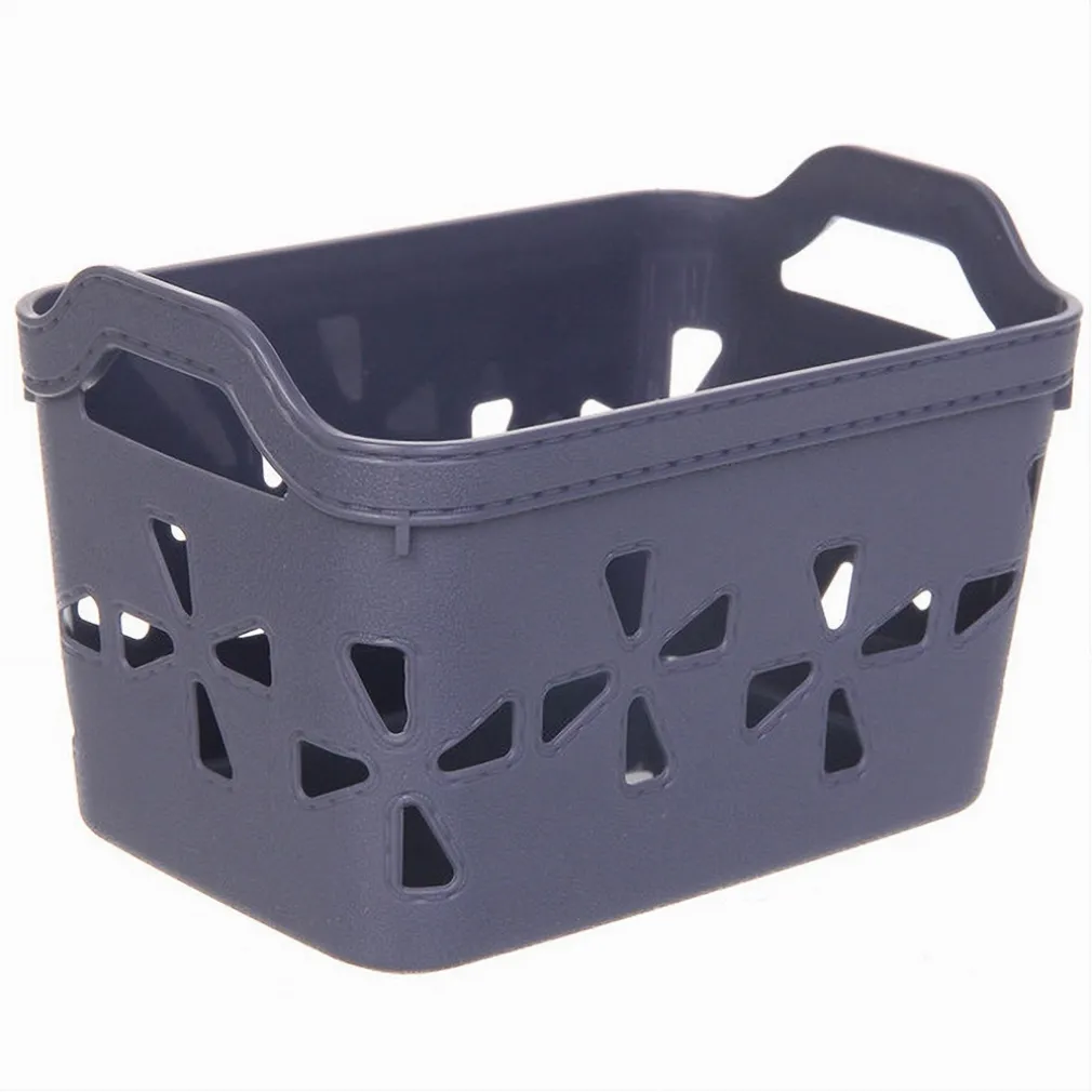 SET 2 PZ CESTO PORTAOGGETTI CESTINO PORTA TUTTO CON MANIGLIE 18,5X12X12 CM 10723