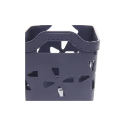 SET 2 PZ CESTO PORTAOGGETTI CESTINO PORTA TUTTO CON MANIGLIE 18,5X12X12 CM 10723