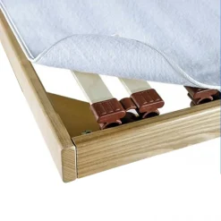 SET 2 PZ. COPRIRETE 1 PIAZZA TRAPUNTATO CON LACCETTI DI FISSAGGIO 90X195CM