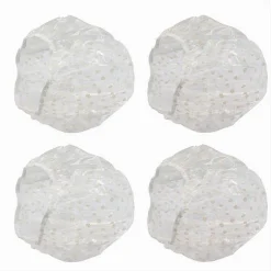 SET 8 PZ CUFFIA PER DOCCIA BAGNO ELASTICO FANTASIA A POIS PROTEGGE CAPELLI 79525