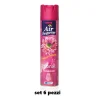 SET 6 PZ DEODORANTE PER AMBIENTE SPRAY PROFUMO CASA FRESCO 300ML FLOREALE
