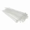 SET 100 PZ FASCETTE SERRACAVO AUTOBLOCCANTI IN NYLON BIANCO 2.5MMX100MM 25-100-B