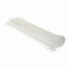 SET 100 PZ FASCETTE SERRACAVO AUTOBLOCCANTI IN NYLON BIANCO 4.8 X 350MM 48-350-B