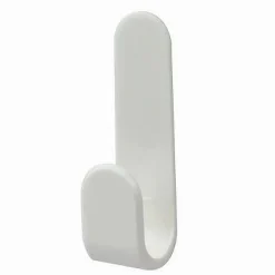 SET 2 PZ GANCI ADESIVI APPENDINI PARETE CASA CUCINA BAGNO ATTACCAPANNI 9CM 79341